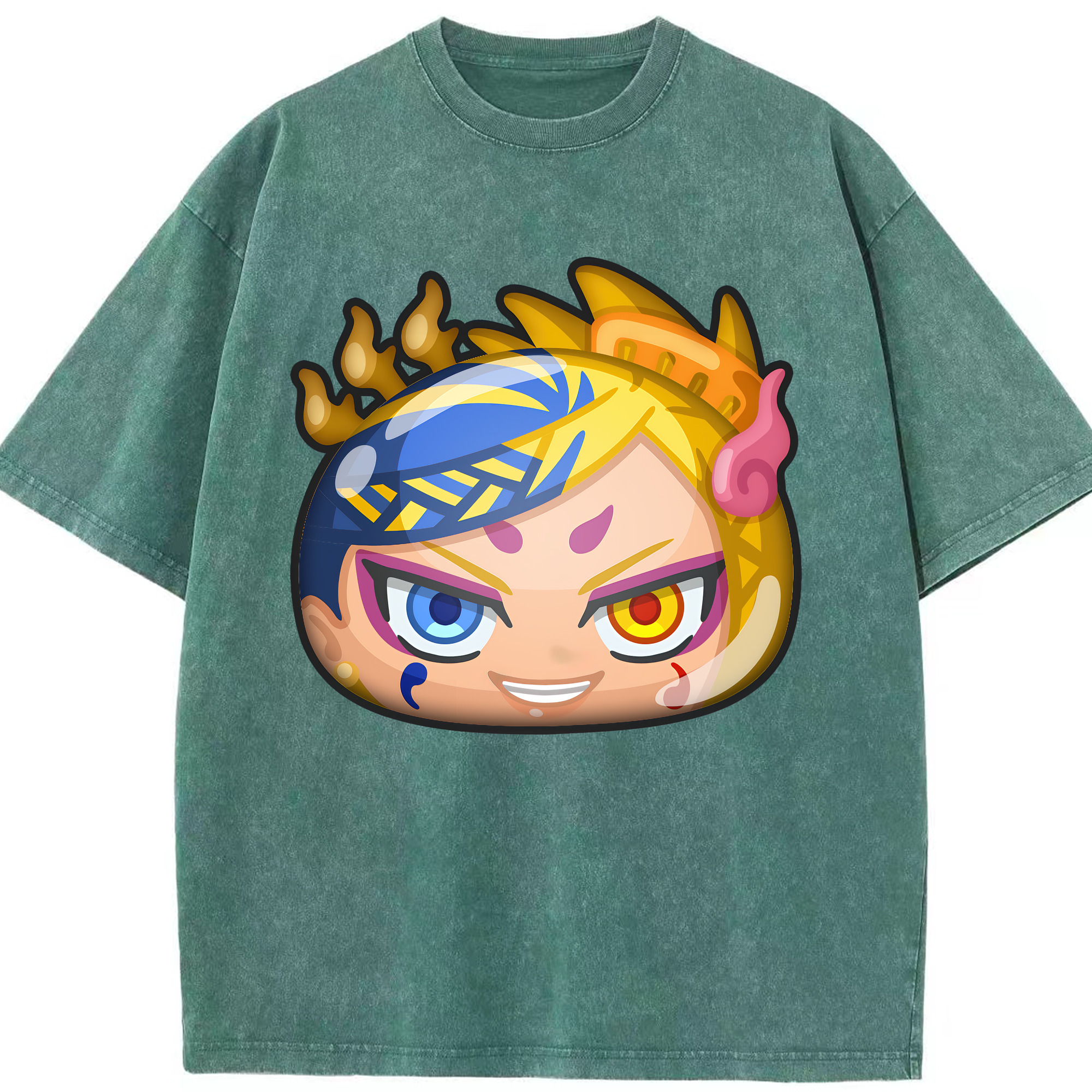 （画像用） 妖怪ウォッチ Yo-kai Watch 綿100% ヴィンテージ風 半袖Tシャツ（フロントプリント）